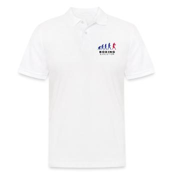 Boxing evolution - Polo Homme - blanc - Devant - Kai (181cm)