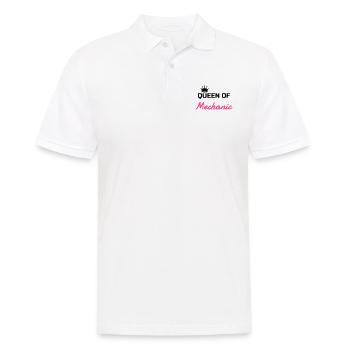 mécanique / mécanicien / mécano / garage - Polo Homme - blanc - Devant - Kai (181cm)