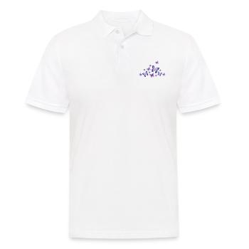 Schmetterling Falter Insekten Frühling Sommer bunt - Männer Poloshirt - Weiß - Vorne - Kai (181cm)
