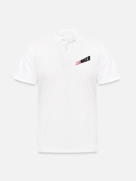 Entrepreneur Money Maker Logo - Men's Polo Shirt - white