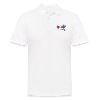 Birds in love - Men's Polo Shirt - white - Front - Kai (181cm)