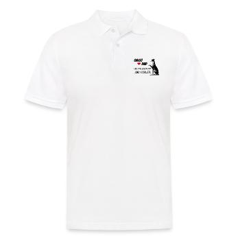 Galgo Dad - Men's Polo Shirt - white - Front - Kai (181cm)