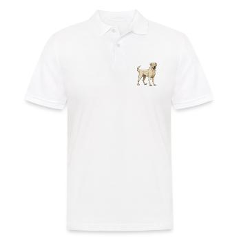 Kangal Hund Tier - Männer Poloshirt - Weiß - Vorne - Kai (181cm)