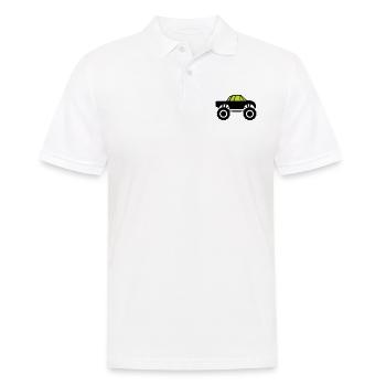 camion monstre - Polo Homme - blanc - Devant - Kai (181cm)