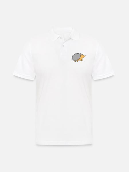 Bande dessinée hérisson - Polo Homme - blanc