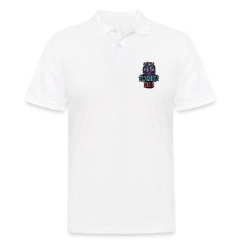 Teneriffa 2024 Urlaub Wolf - Männer Poloshirt - Weiß - Vorne - Kai (181cm)