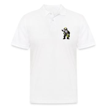 Santa Claus Guitar Santa - Men's Polo Shirt - white - Front - Kai (181cm)