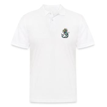 Seahorse Halloween Comic Funny - Men's Polo Shirt - white - Front - Kai (181cm)