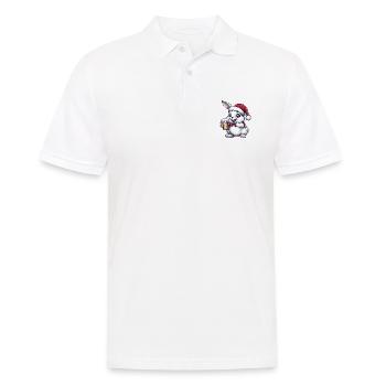 Hase Bier Xmas Weihnachten - Männer Poloshirt - Weiß - Vorne - Kai (181cm)