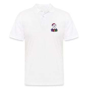 Ours polaire Cadeaux de Noël Ours polaire - Polo Homme - blanc - Devant - Kai (181cm)