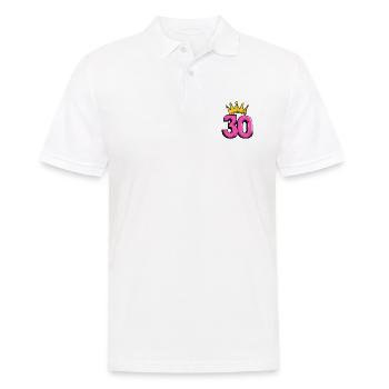 Couronne à 30 chiffres - Polo Homme - blanc - Devant - Kai (181cm)