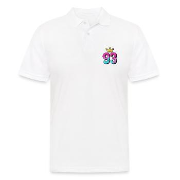 93 Nombre Couronne - Polo Homme - blanc - Devant - Kai (181cm)
