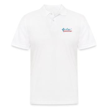 offline glücklichsein - Männer Poloshirt - Weiß - Vorne - Kai (181cm)
