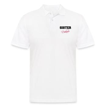Sister Deluxe - Männer Poloshirt - Weiß - Vorne - Kai (181cm)