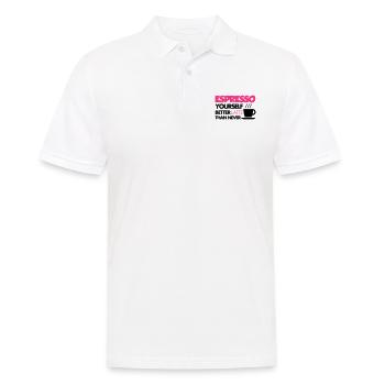 Coffee - Polo Homme - blanc - Devant - Kai (181cm)
