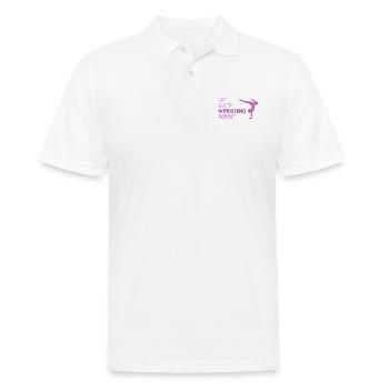 Eat Sleep Handstand Repeat - Männer Poloshirt - Weiß - Vorne - Kai (181cm)