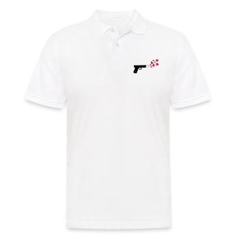Love Pistol - Männer Poloshirt - Weiß - Vorne - Kai (181cm)