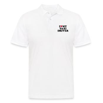 Taxifahrer - Männer Poloshirt - Weiß - Vorne - Kai (181cm)