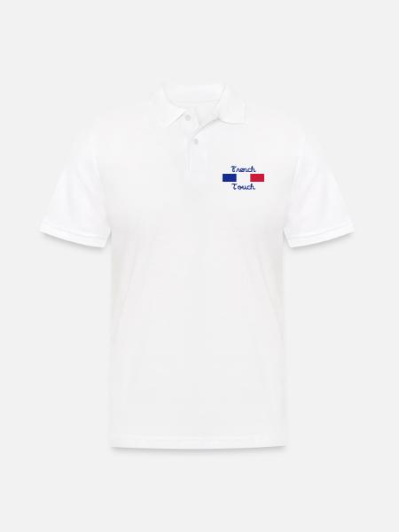 French Touch / France - Men's Polo Shirt - white