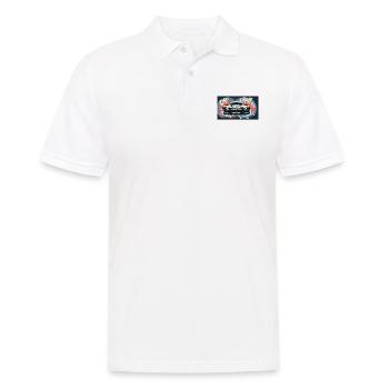 Headlights of a Racecar - Men's Polo Shirt - white - Front - Kai (181cm)