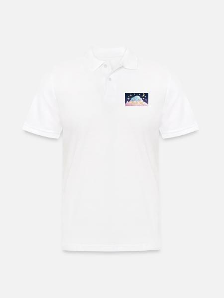 Dream Big - Männer Poloshirt - Weiß