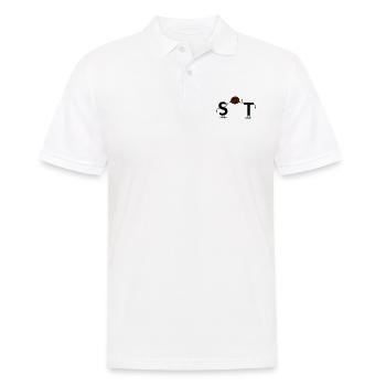 shit - Männer Poloshirt - Weiß - Vorne - Kai (181cm)