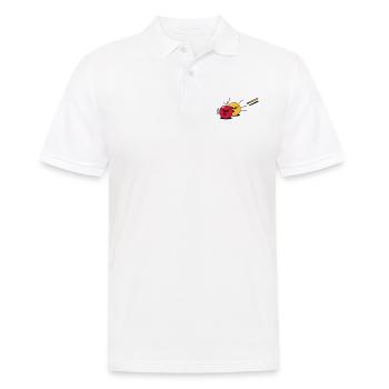 billard - Männer Poloshirt - Weiß - Vorne - Kai (181cm)
