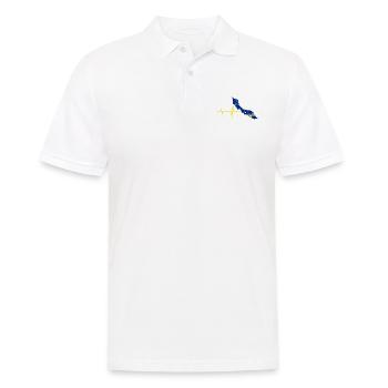 Heartbeat Curaçao cadeau - Polo Homme - blanc - Devant - Kai (181cm)