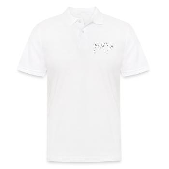 Armadillo Line Art - Minimalist - Men's Polo Shirt - white - Front - Kai (181cm)