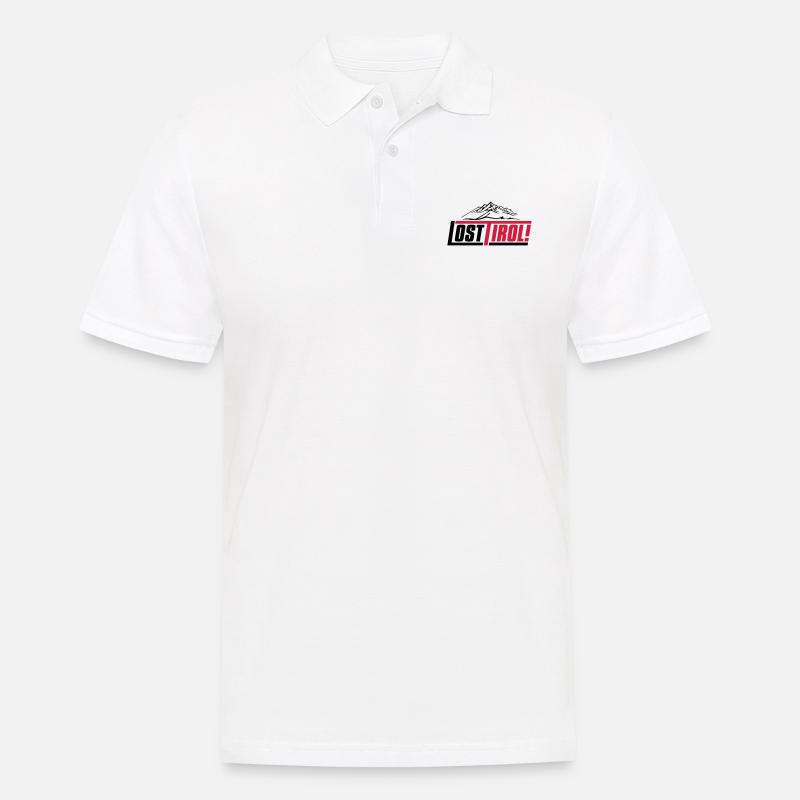 lost-tirol-v1 - Männer Poloshirt - Weiß