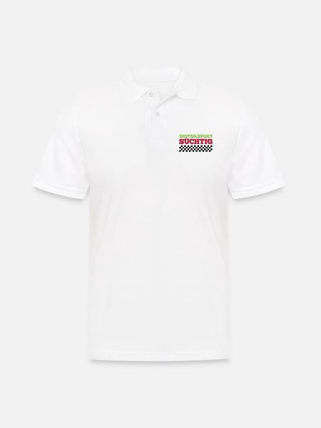 Motorsport Süchtig - Männer Poloshirt - Weiß