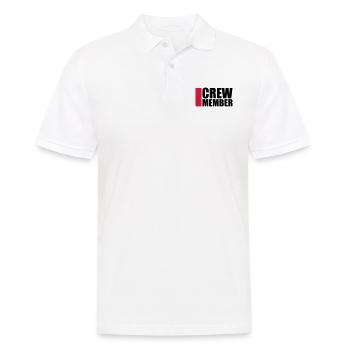 Cool Crew Member Logo-Design - Men's Polo Shirt - white - Front - Kai (181cm)