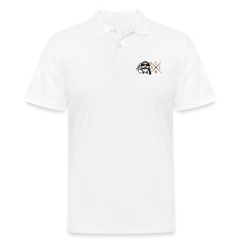 monkey crew - Männer Poloshirt - Weiß - Vorne - Kai (181cm)