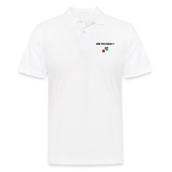Are you radis ? t-shirt humour cadeau citations - Polo Homme - blanc - Devant - Kai (181cm)