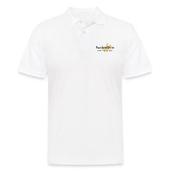Buschreiterin - Männer Poloshirt - Weiß - Vorne - Kai (181cm)