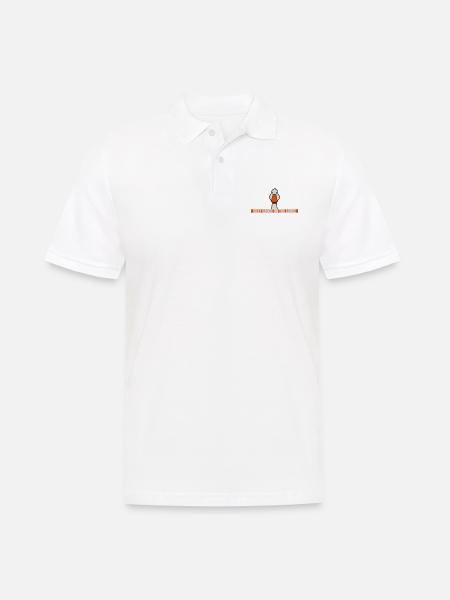 goose on the loose - Men's Polo Shirt - white