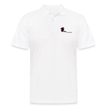 Atychiphobie - kick it - Polo Homme - blanc - Devant - Kai (181cm)