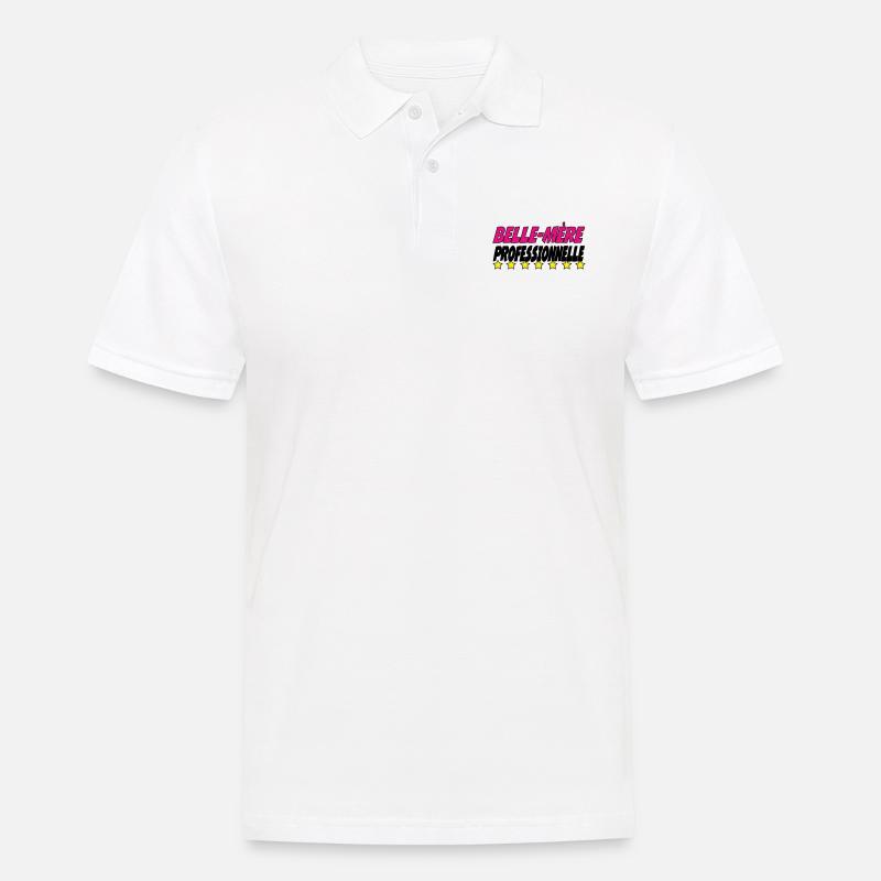 PROFESSIONELL Schwiegermutter - Männer Poloshirt - Weiß