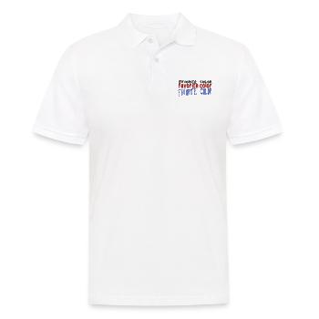 Lieblingsfarbe - Männer Poloshirt - Weiß - Vorne - Kai (181cm)