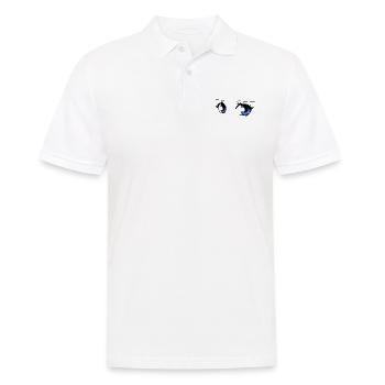 Mangaeyes - Männer Poloshirt - Weiß - Vorne - Kai (181cm)