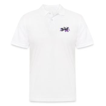 Le cadeau de partie de poule mariée - Polo Homme - blanc - Devant - Kai (181cm)