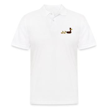 Duck Family - Polo Homme - blanc - Devant - Kai (181cm)