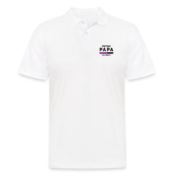Futur Papa en cours - Polo Homme - blanc - Devant - Kai (181cm)