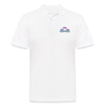 baby elefanten - Männer Poloshirt - Weiß - Vorne - Kai (181cm)