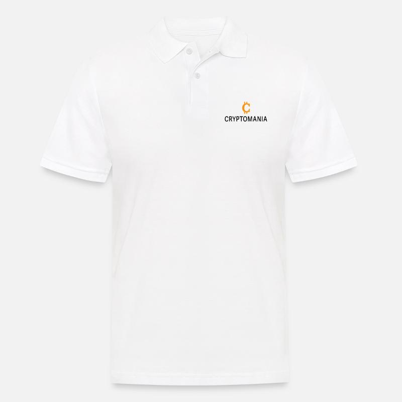 Kryptomanie - Männer Poloshirt - Weiß