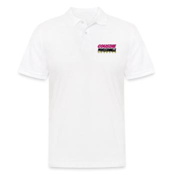 PROFESSIONAL COUSIN - Men's Polo Shirt - white - Front - Kai (181cm)