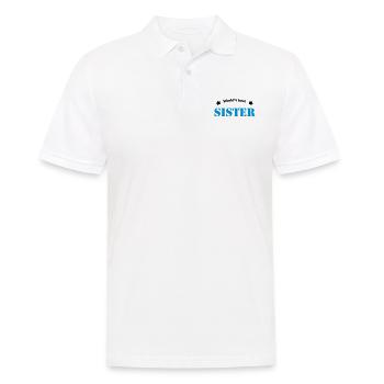World's best Sister - Männer Poloshirt - Weiß - Vorne - Kai (181cm)