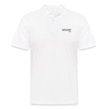 Before Physical Therapy - Funny Physio Design - Polo Homme - blanc - Devant - Kai (181cm)