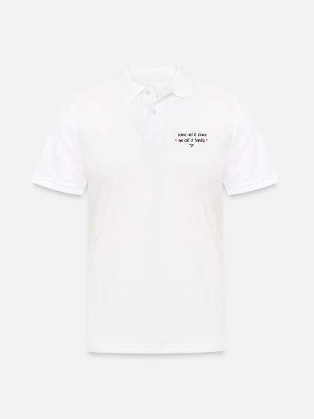 FAMILY - Men's Polo Shirt - white