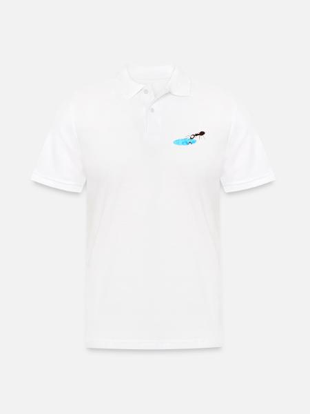 Ant - Men's Polo Shirt - white